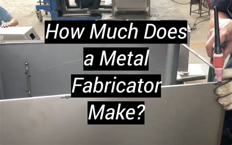 how much does metal fabricator make|sheet metal workers salary.